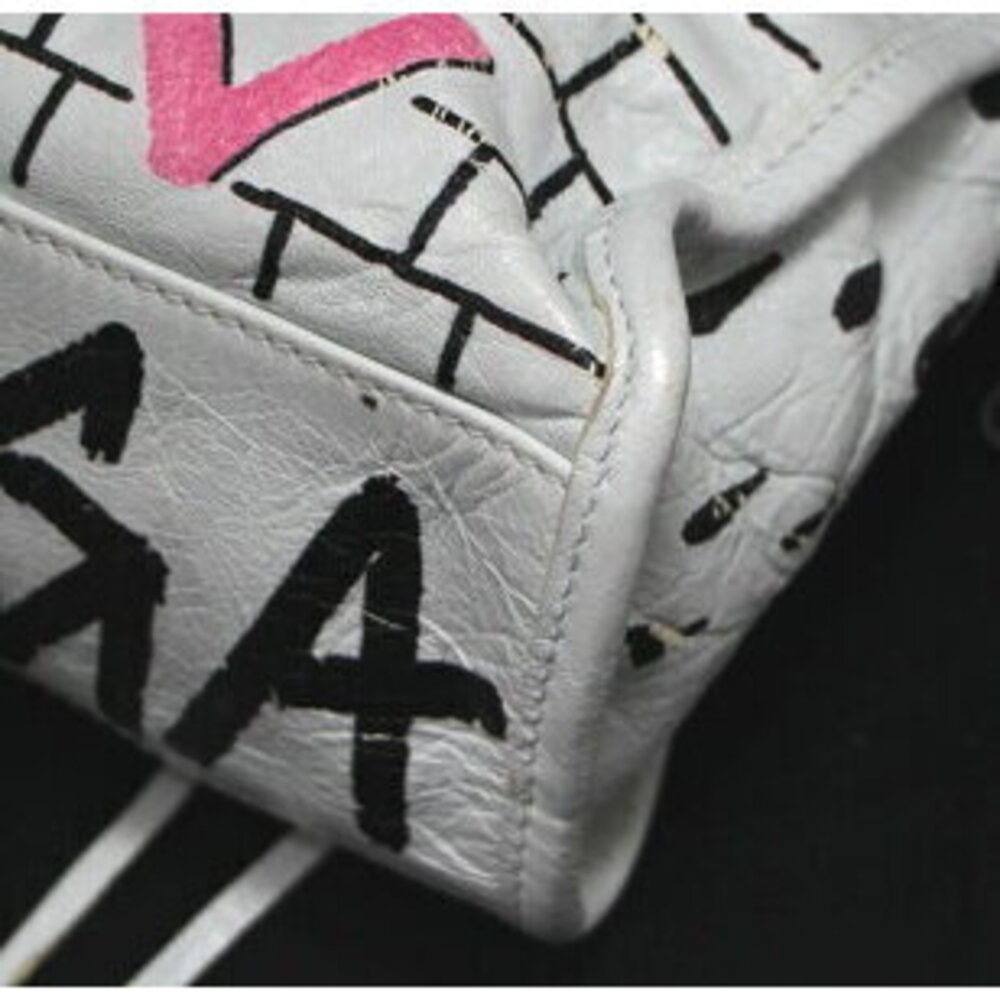 Balenciaga City Graffiti Handbag Shoulder Bag Leather - Picture 6 of 6